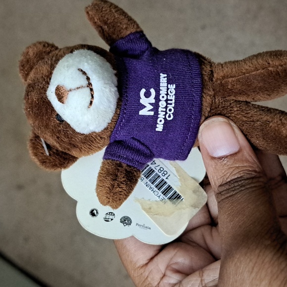Montgomery Community College MC Bear Keychain NEW Mascot Factory - Picture 1 of 8